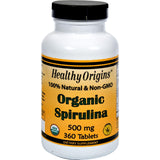 Healthy Origins Organic Spirulina - 500 Mg - 360 Ct