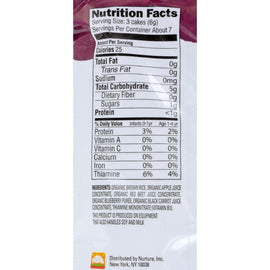 Happy Baby Happy Munchies Rice Cakes - Organic Blueberry And Beet - 1.4 Oz - Case Of 10