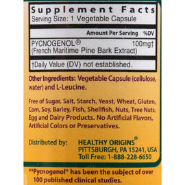Healthy Origins Pycnogenol - 100 Mg - 120 Vcaps