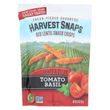 Calbee Snapea Crisp - Lentil Snaps - Tomato Basil - Case Of 12 - 3 Oz