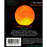 Himalayan Salt Mini Planet Salt Lamp - Usb - 3 In