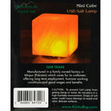 Himalayan Salt Cube Salt Lamp - Usb - 3 In