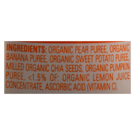Happy Tot Toddler Food - Organic - Stage 4 - Pumpkin Sweet Potato And Pear - 4.22 Oz - Case Of 16