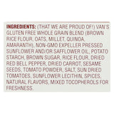 Van's Natural Foods Gluten Free Crackers - Fire Roasted Veggie - Case Of 6 - 4 Oz.