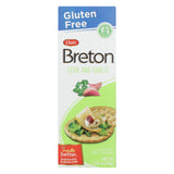 Breton-dare - Crackers - Herb And Garlic - Case Of 6 - 4.76 Oz.