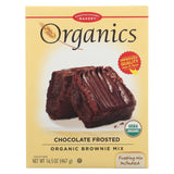 European Gourmet Bakery Organic Frosted Brownie Mix - Frosted - Case Of 8 - 16.5 Oz.