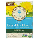 Traditional Medicinals Tea - Organc - Evrydy Detox - Dndln - 16 Ct - 1 Case