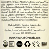 Nourish Organic Face Cleanser - Moisturizing Cream Cucumber And Watercress - 6 Oz