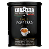 Lavazza Ground Coffee - Espresso Canned - Case Of 12 - 8 Oz