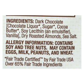 Bark Thins Snacking Dark Chocolate - Almond With Sea Salt - Case Of 24 - 2 Oz.
