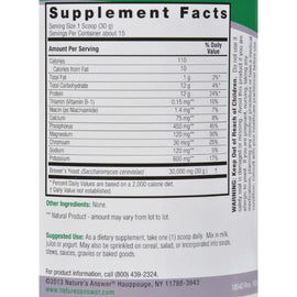 Nature's Answer Brewers Yeast - Gluten Free - 16 Oz