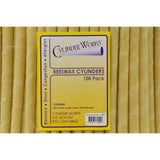 Cylinder Works Cylinders - Beeswax - 100 Ct