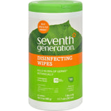 Seventh Generation Disinfecting Wipes Lemongrass And Citrus - 70 Wipes