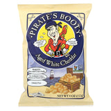 Pirate Brands Booty Puffs - Aged White Cheddar - Case Of 12 - 4 Oz.