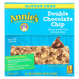 Annie's Homegrown Gluten Free Granola Bars Double Chocolate Chip - Case Of 12 - 4.9 Oz.