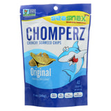 Seasnax Chomperz Crunchy Seaweed Chips - Original - Case Of 8 - 1 Oz.