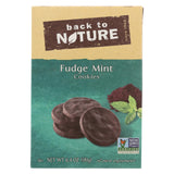 Back To Nature Cookies - Fudge Mint - Case Of 6 - 6.4 Oz.