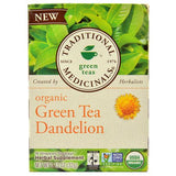 Traditional Medicinals Tea - Organic - Green Tea - Dandeln - 16 Ct - 1 Case