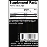 Olympian Labs Vanadyl Sulfate-20 - 20 Mg - 250 Capsules
