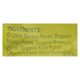 Peter Rabbit Organics Veggie Snacks - Kale, Broccoli And Mango With Banana - Case Of 10 - 4.4 Oz.