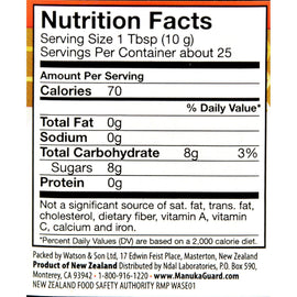 Manukaguard Manuka Honey - Honey Dew Plus - 8.8 Oz