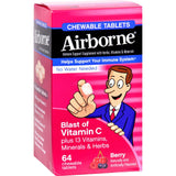 Airborne Chewable Tablets With Vitamin C - Berry - 64 Tablets