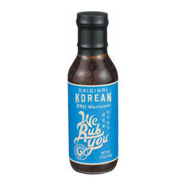 We Rub You Bbq Marinada - Original Korean - Case Of 6 - 15 Oz.