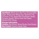 Ryvita Crisp Bread Crispbread - Currants, Seeds And Oats - Case Of 8 - 7 Oz.