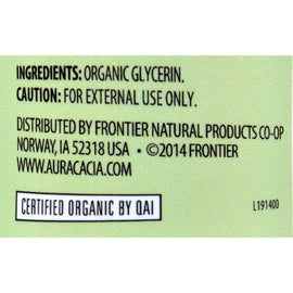 Aura Cacia Skin Care Oil - Organic Vegetable Glycerin Oil - 4 Fl Oz