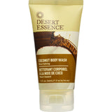 Desert Essence Body Wash - Coconut - Travel Size - 1.5 Fl Oz - 1 Case