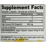 Devan Vegan Vitamins Coconut Oil - Vegan - 90 Vegan Capsules