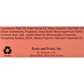 Roots And Fruits Bar Soap - African Red Soap - Shea Butter - 5 Oz