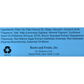 Roots And Fruits Bar Soap - 4 Seaweed - 5 Oz