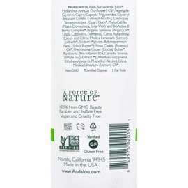 Andalou Naturals Body Lotion - Citrus Verbena Uplifting - 8 Fl Oz