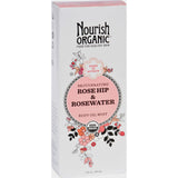 Nourish Organic Body Oil Mist - Rejuvenating Rose Hip And Rosewater - 3 Oz