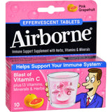 Airborne Effervescent Tablets With Vitamin C - Pink Grapefruit - 10 Tablets