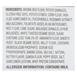 Miltons Gluten Free Baked Crackers - Multi Grain - Case Of 12 - 4.5 Oz.