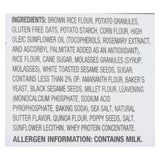 Miltons Gluten Free Baked Crackers - Multi Grain - Case Of 12 - 4.5 Oz.