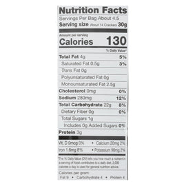 Miltons Gluten Free Baked Crackers - Cheddar Cheese - Case Of 12 - 4.5 Oz.