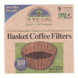 If You Care Coffee Filters - Basket - Case Of 12 - 100 Count