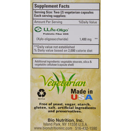 Bio Nutrition Inc Pre-biotic Fiber - Llife-oligo - 1400 Mg - 60 Vegetarian Capsules