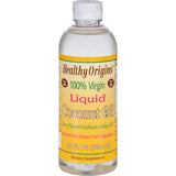 Healthy Origins Coconut Oil - Liquid - 100 Percent Virgin - 20 Oz