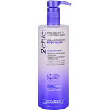 Giovanni Hair Care Products Body Wash - 2chic - Repairing - Ultra-replenishing - Blackberry And Coconut Milk - Value Size - 24 Oz