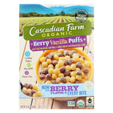 Cascadian Farm Cereal - Organic - Berry Vanilla Puff - 10.25 Oz - Case Of 12