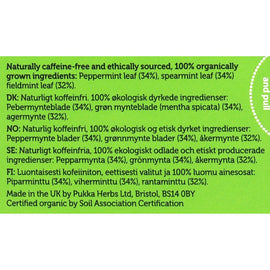 Pukka Herbal Teas Tea - Organic - Three Mint - 20 Bags - Case Of 6