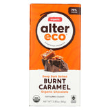 Alter Eco Americas Organic Chocolate Bar - Dark Salted Burnt Caramel - 2.82 Oz Bars - Case Of 12