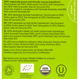 Pukka Herbal Teas Tea - Organic - Green - Supreme Matcha - 20 Bags - Case Of 6