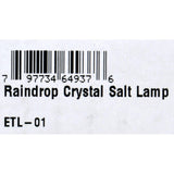 Evolution Salt Crystal Salt Lamp - Raindrop - 1 Count