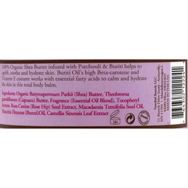 Nubian Heritage Shea Butter - 100 Percent Organic - Patchouli And Buriti - 4 Oz