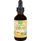 Natures Way Stevia - Organic - Vanilla - Drops - 2 Oz